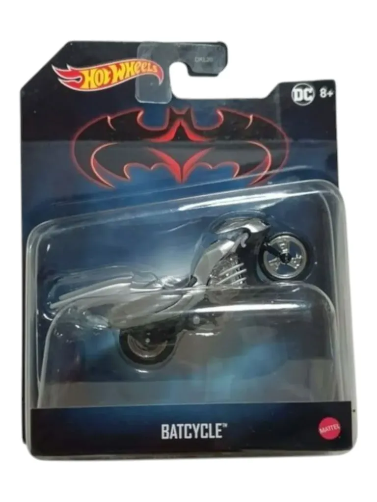 HotWheels Batman Batcycle Imported Premium Grey 1:50 Scale