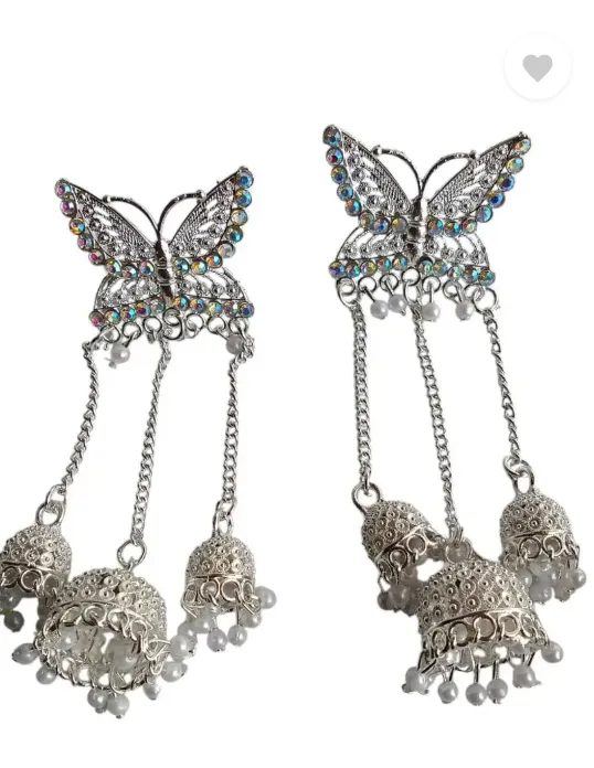 Butterfly Jhumki Earrings big Aluminum Jhumki Earring