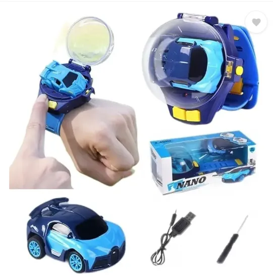 Bestie Toys Watch Remote Control Car Toy, Mini Cartoon Remote Control Car Watch Toys, Racin