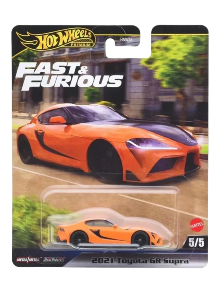 HotWheels 2021 Fast and Furious Toyota GR Supra Imported Premium 1:64 Scale